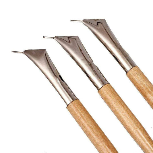 Batik Pen Clay Art Tools Ceramic Tool Clay Hole Cutter Smoothing Rounding - DiyCraftsProject