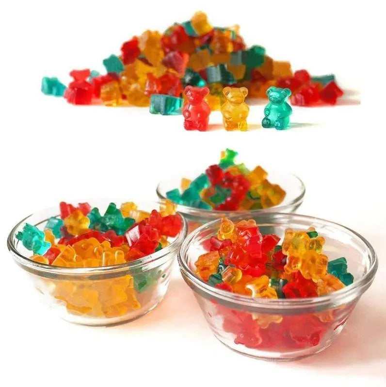 Bear Silicone Mold With Dropper Gummy Bears Mould Ice Cube Molds Chocolate Making Mold Candy Making Supplies Kitchen Accessories