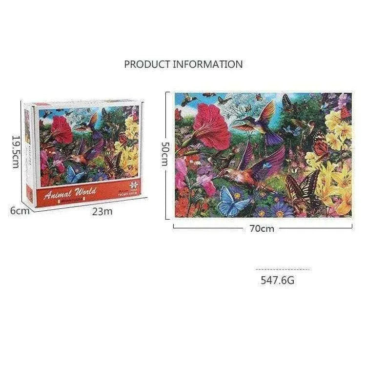 Birds and Flowers Adult Jigsaw Puzzle