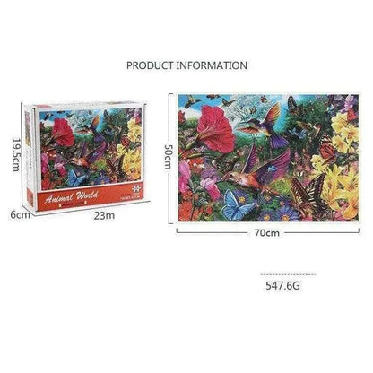 Birds and Flowers Adult Jigsaw Puzzle