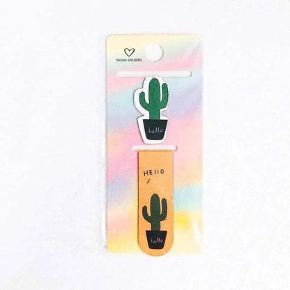 Cactus magnetic bookmark