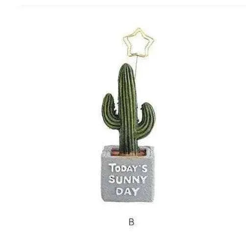 Cactus note holder