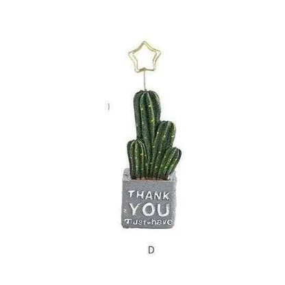 Cactus note holder