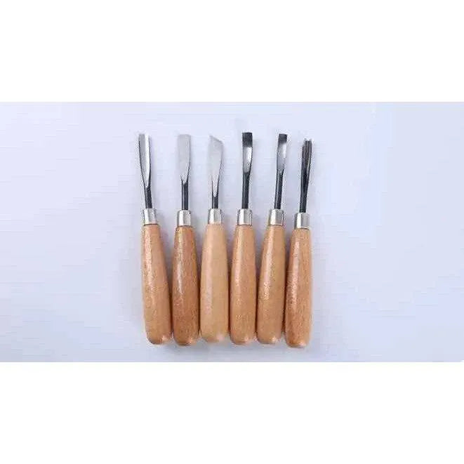 Carving Tool Set Wood Handle Tools Chisel Knives