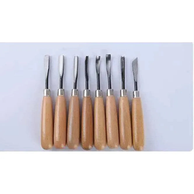 Carving Tool Set Wood Handle Tools Chisel Knives