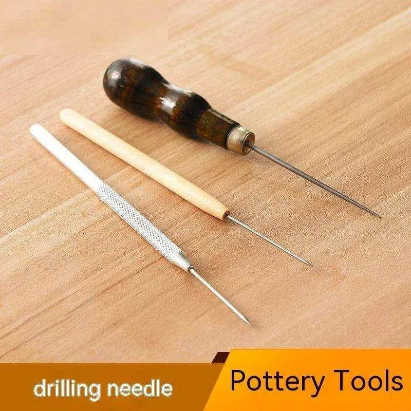 Clay Sculpting Tools Ceramic Tool Steel Needle Hole Punch