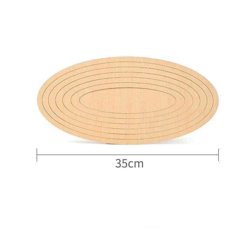 Ceramic Plate Template Dish Mold Plate Making Concentric Cutting Guide Rail Pottery Tools Mud Board