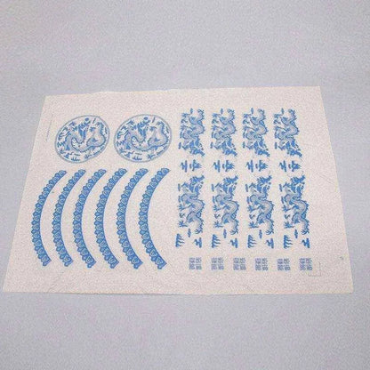 Ceramic Underglaze Decal Paper Blue And White Ceramic Stickers