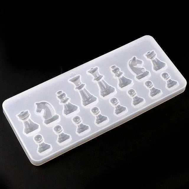 Chess silicone mold silicon mold for resin chess set handmade