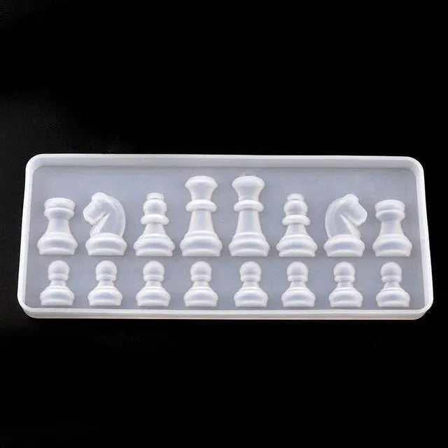 Chess silicone mold silicon mold for resin chess set handmade