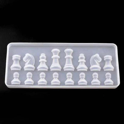 Chess silicone mold silicon mold for resin chess set handmade