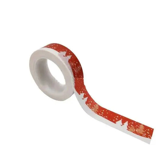 Christmas Decorative Washi Tapes Deer Tree Snowflakes DIY Planner Scrapbooking Masking Stationary Supplies Cute Book Bullet Journal Stickers