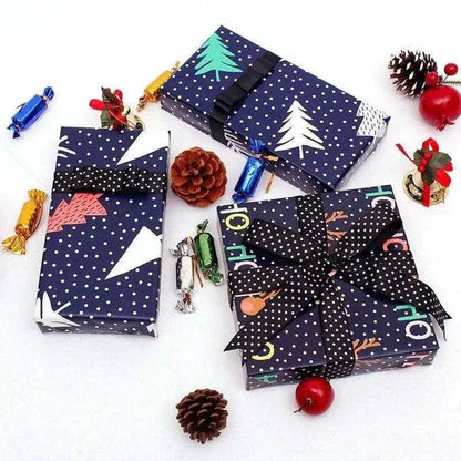 Christmas Gift Wrapping Paper Christmas Tree Packaging Wrapper Party Favors Supplies DIY Scrapbooking Paper