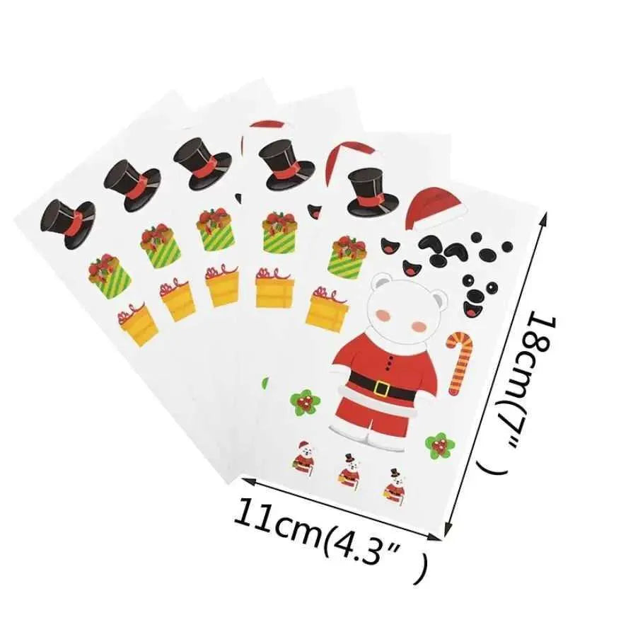 Christmas sticker DIY sticker sheet for kids scrapbook cardmaking stickers