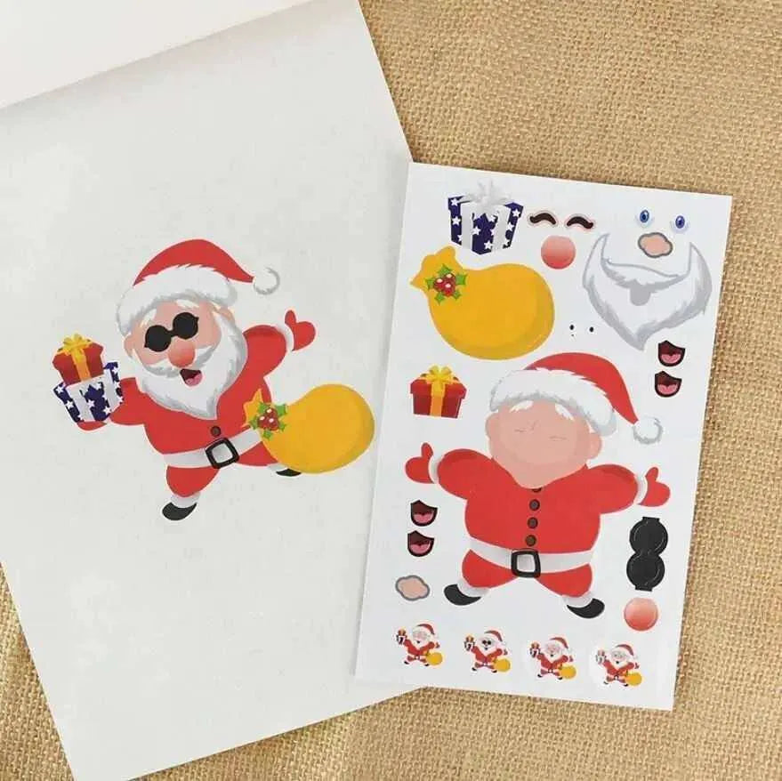 Christmas sticker DIY sticker sheet for kids scrapbook cardmaking stickers