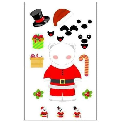 Christmas sticker DIY sticker sheet for kids scrapbook cardmaking stickers