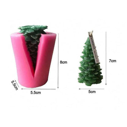 Christmas tree mold for candles chocolate or plaster