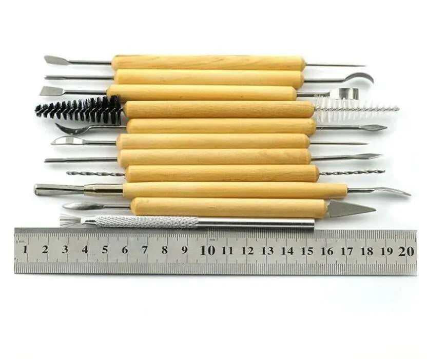 Clay sculpting tool kit clay shaping tools 11pc set pottery tools