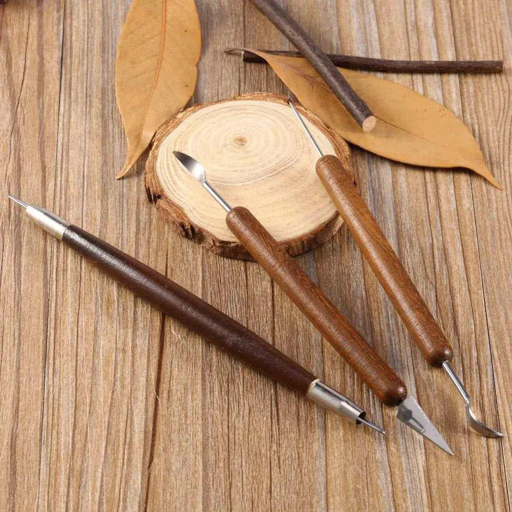 Clay shaping tool set clay sculpting tools 6pc set pottery tools