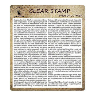 Clay Stamp Transparent Stamp Retro Background Rose Wood Grain Clay Texture Pattern - DiyCraftsProject