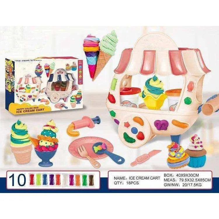 Clay Toy Birthday Cake Plasticine Game For Kids Party