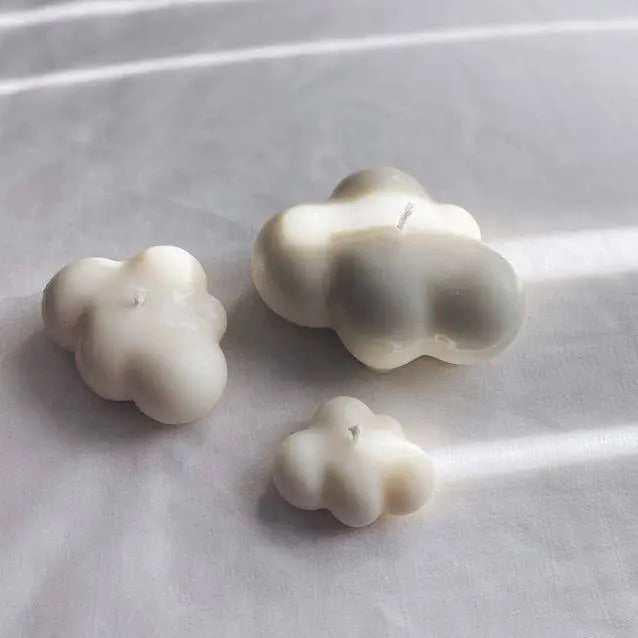 Cloud candle mold 3 cloud soap moulds