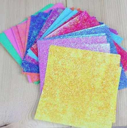 Craft Glitter Paper Sparkly Origami Paper Cute Origami Paper Scrapbook Supplies