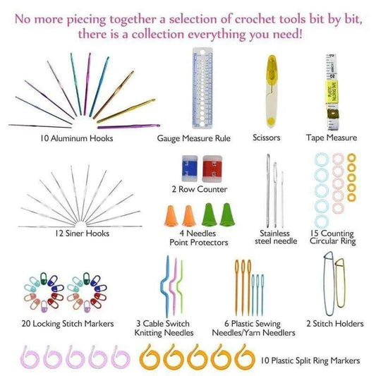 Crochet Tool set Crochet Essentials - DiyCraftsProject