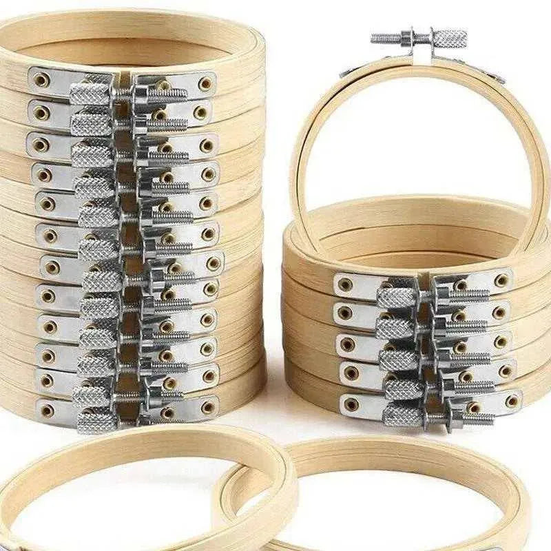 Cross stitch ring bamboo hoop for embroidery round frame sewing tool