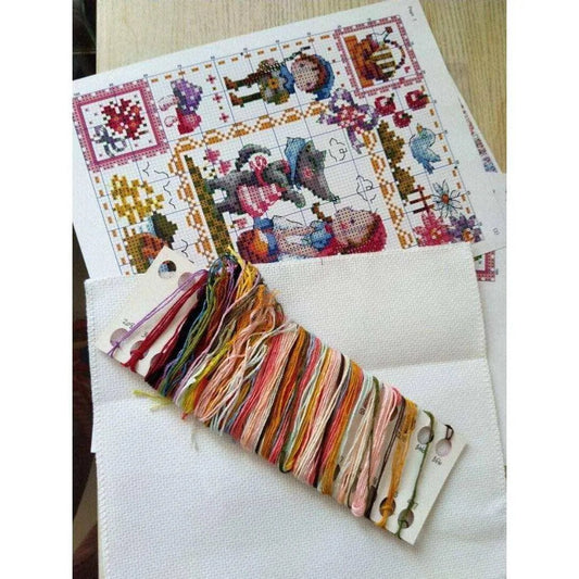 Cute Cross Stitch Easy Cross Stitch, Wall Cross Stitch, Cat Cross Stitch - DiyCraftsProject