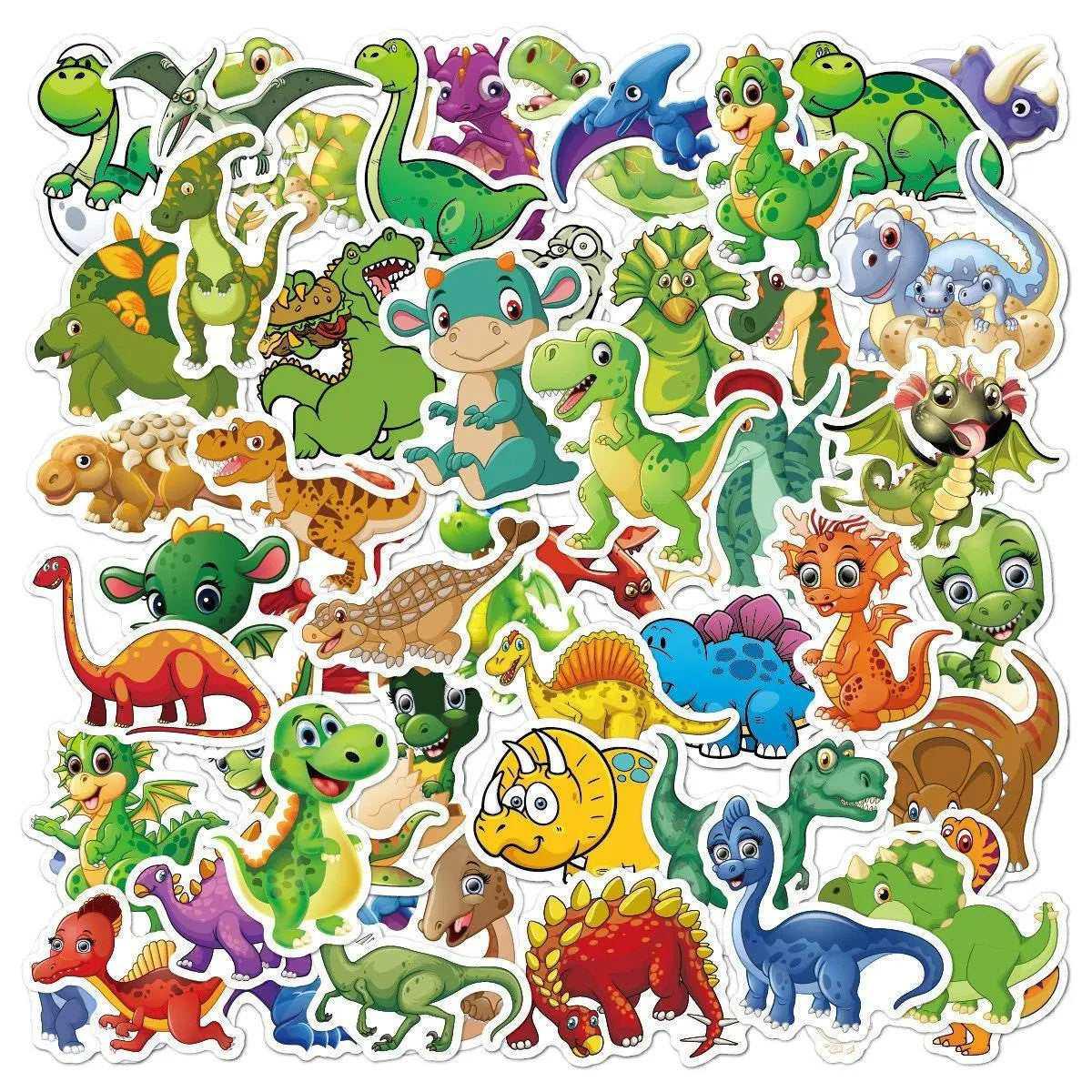 Dinosaur Stickers Scrap Book Stickers Dinosaur Birthday Invitation