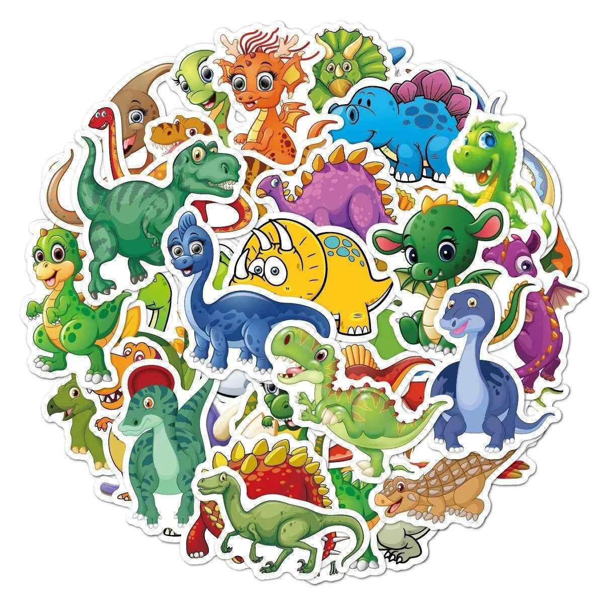 Dinosaur Stickers Scrap Book Stickers Dinosaur Birthday Invitation