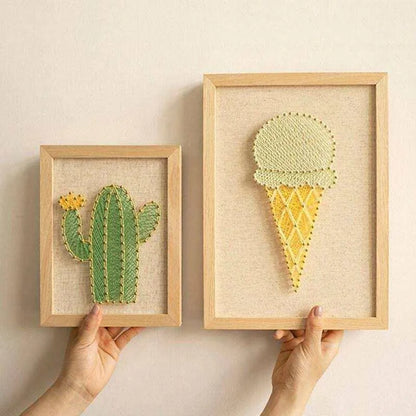 Cactus Painting Cactus String Art Kit DIY