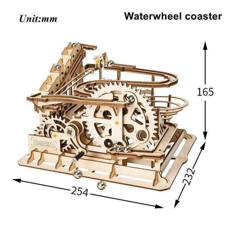 Diy craft kits 3D puzzle marble game for kids educational toys model building kit