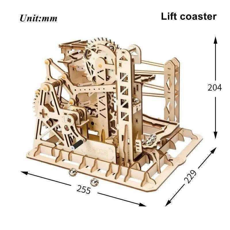 Diy craft kits 3D puzzle marble game for kids educational toys model building kit