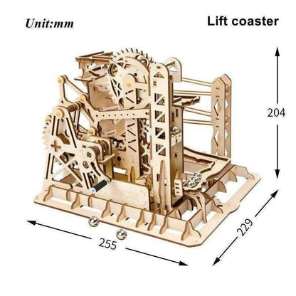 Diy craft kits 3D puzzle marble game for kids educational toys model building kit