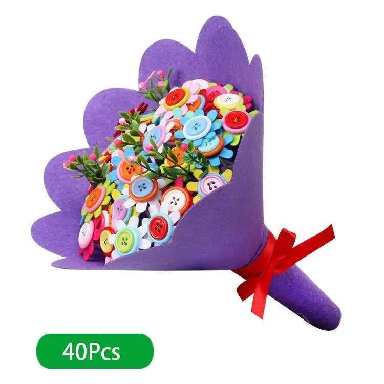 DIY Crafts Kit Fabric Flowers For Kids