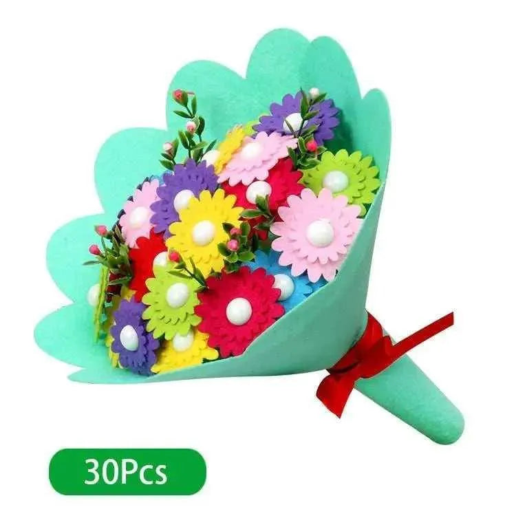 DIY Crafts Kit Fabric Flowers For Kids