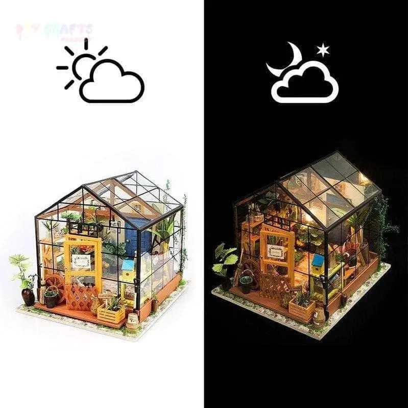 DIY miniature greenhouse kit