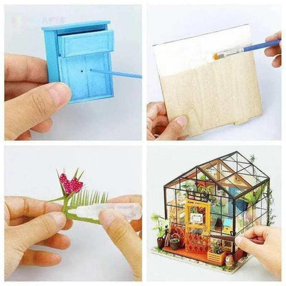 DIY miniature greenhouse kit