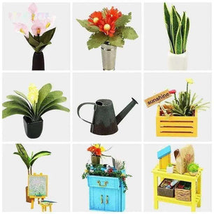 DIY miniature greenhouse kit