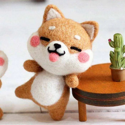 DIY Needle Felting Kit Cute Handmade Dolls Knitting Kit