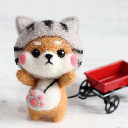 DIY Needle Felting Kit Cute Handmade Dolls Knitting Kit