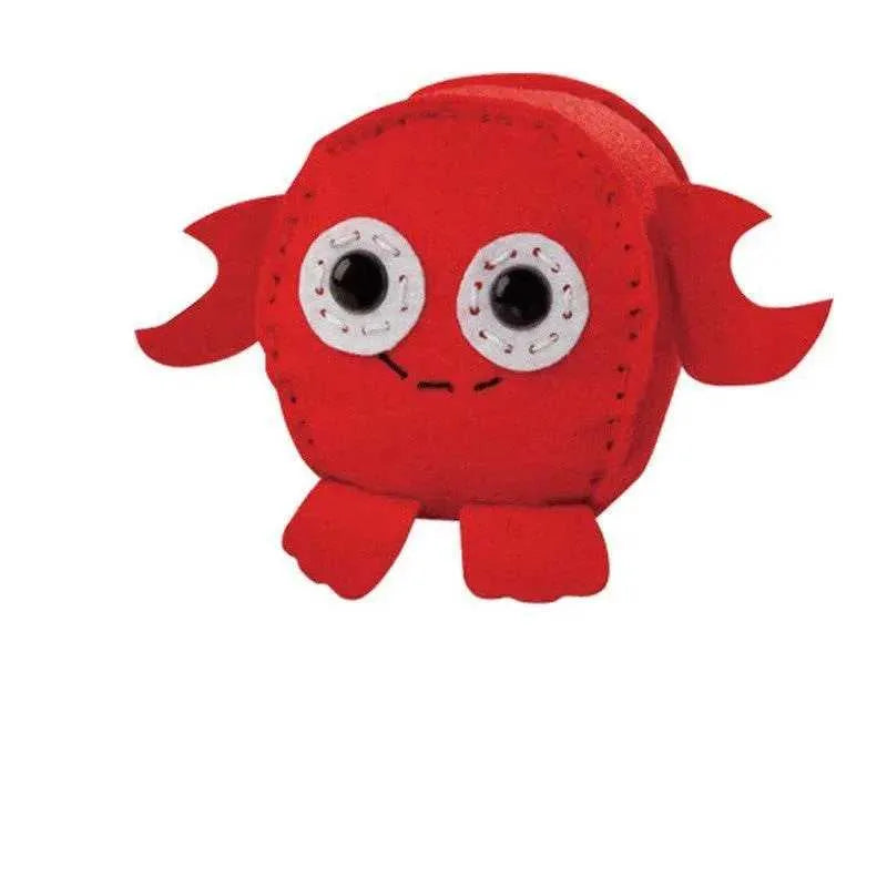 DIY Stuffed Toy Sewing Kit Easy Plush Toy Making Kit Crab Rabbit Octopus Owl Cat Fox Dog Funny Shape Dolls Sewing Craft Kits for Kids