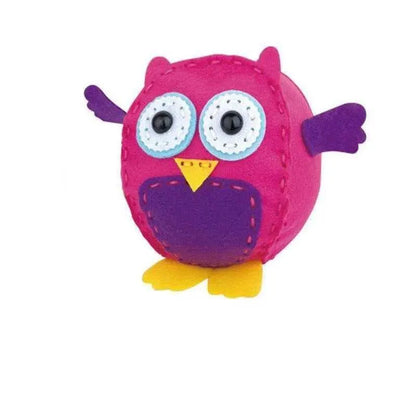 DIY Stuffed Toy Sewing Kit Easy Plush Toy Making Kit Crab Rabbit Octopus Owl Cat Fox Dog Funny Shape Dolls Sewing Craft Kits for Kids