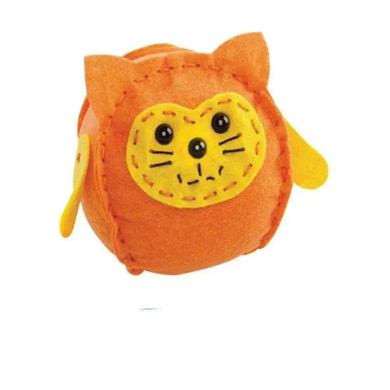 DIY Stuffed Toy Sewing Kit Easy Plush Toy Making Kit Crab Rabbit Octopus Owl Cat Fox Dog Funny Shape Dolls Sewing Craft Kits for Kids