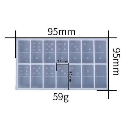 Domino Silicone Mold Unique Resin Molds Resin Casting Accessories