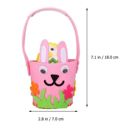 Easter Bunny Bag Cloth Bags Easter Egg Basket Candy Pouch For Kids Party Favors Supplies