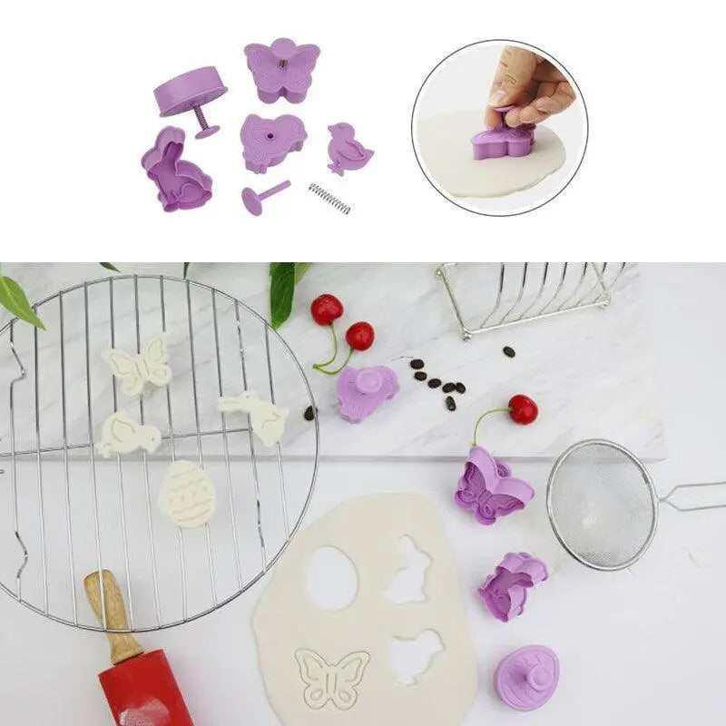 Easter cookie cutter animal biscuit mold set baking accessories