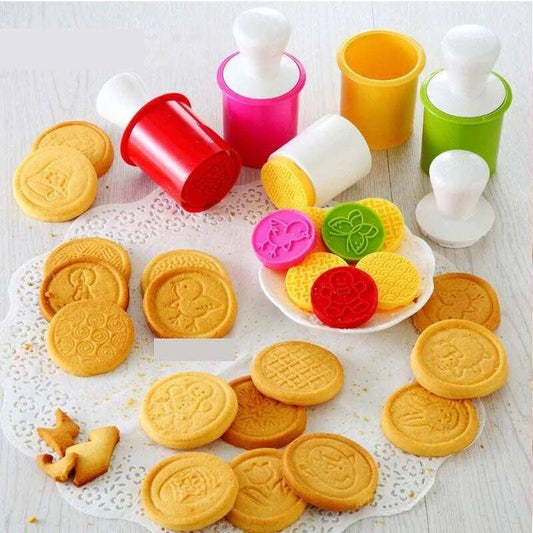 Easter Cookie Stamps Set - 1 Biscuit Embosser Included - DiyCraftsProject